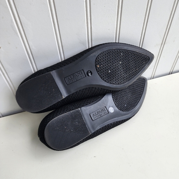 Alfani Womens Flats Black Knit Step N Flex Poppy Pointed Toe Ballet Sz 7.5 M - Picture 7 of 8